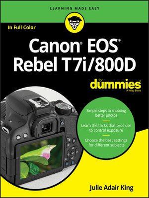 cover image of Canon EOS Rebel T7i/800D For Dummies